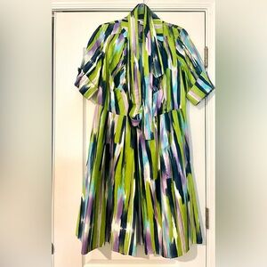 #1 Multiple Colors Wrapped Dress